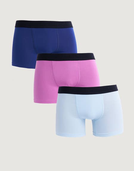 Blue/Pink Colour A-Front Boxers