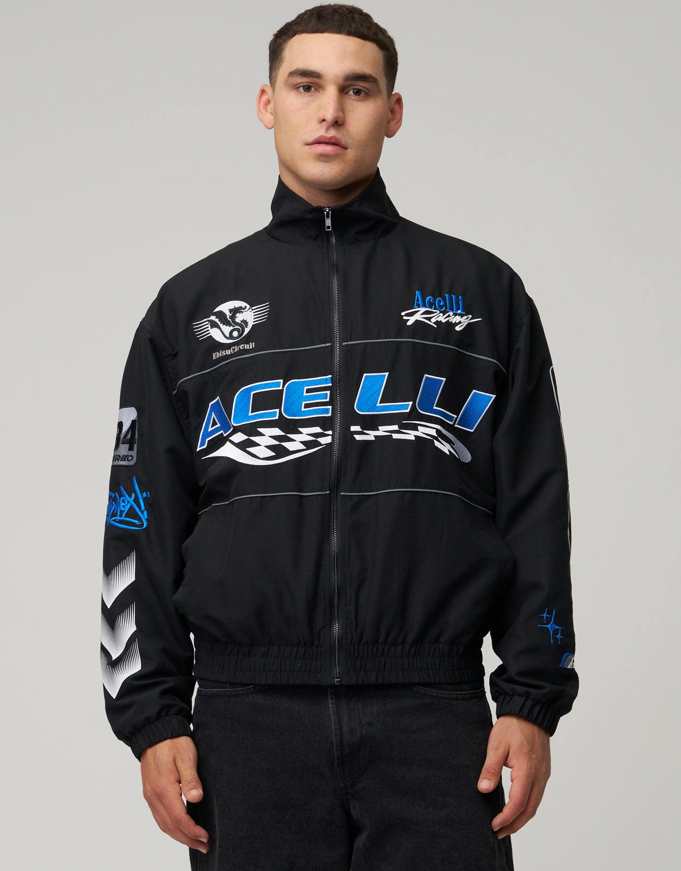 Acelli Racing Jacket in Black | Hallensteins US