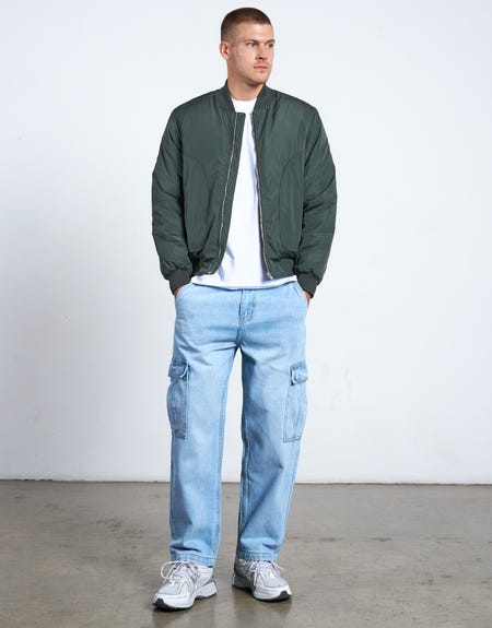 CARGO JEANS - Blue