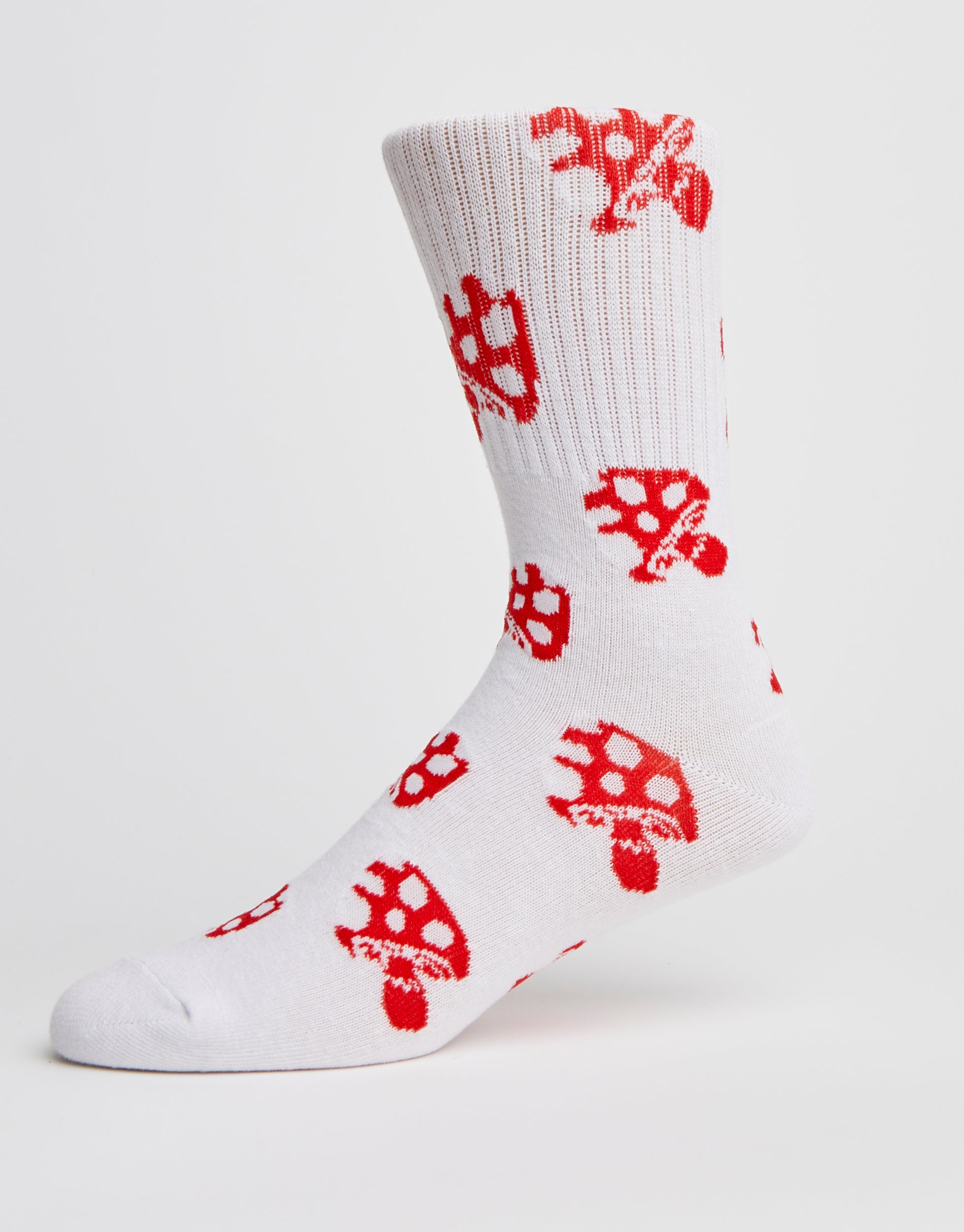 Organic Cotton Mushroom Sport Socks in White | Hallensteins NZ