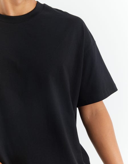ND Essential Drop Shoulder T-Shirt - Black - Nutrition Depot