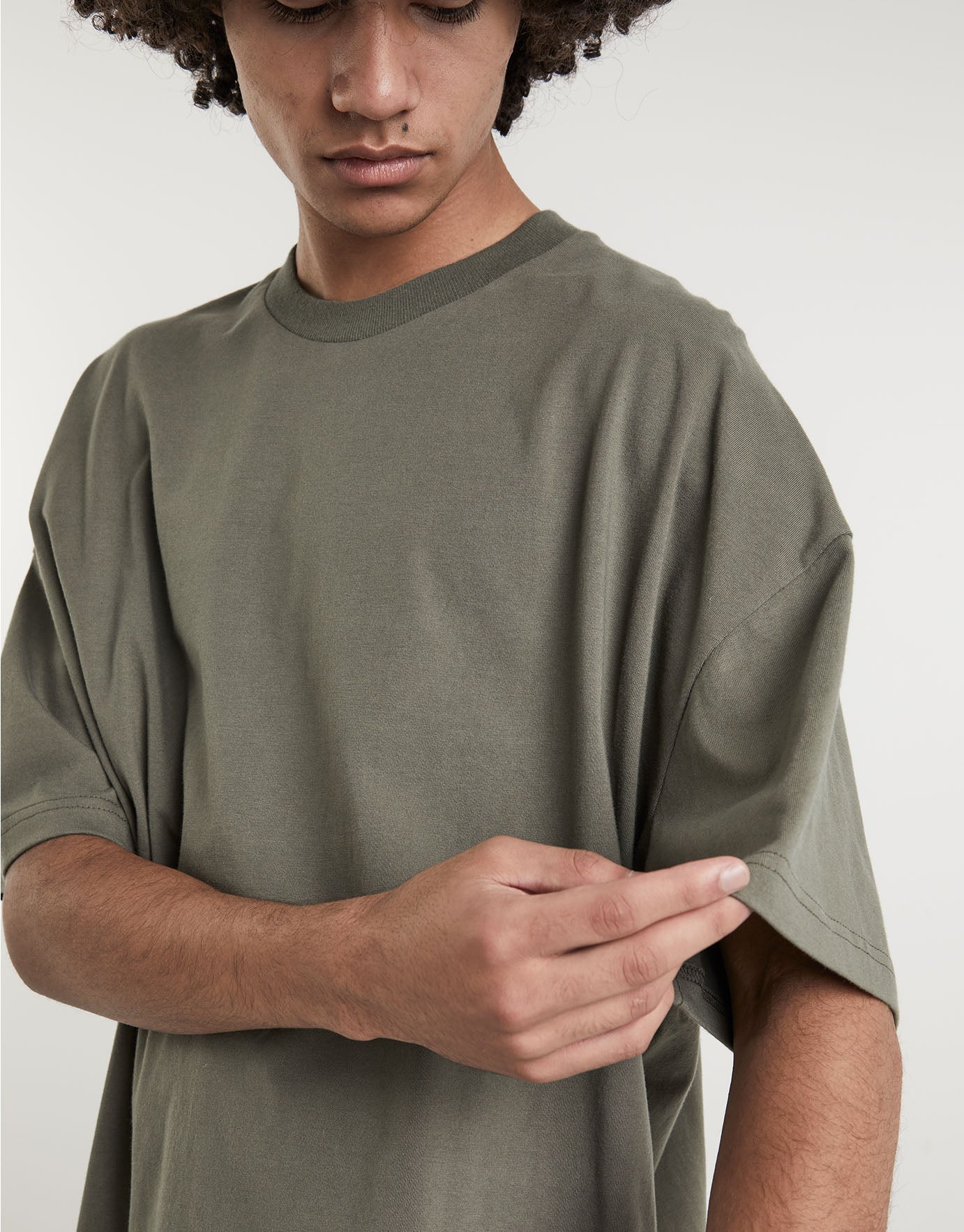 Drop Shoulder Relaxed Box Fit T Shirt