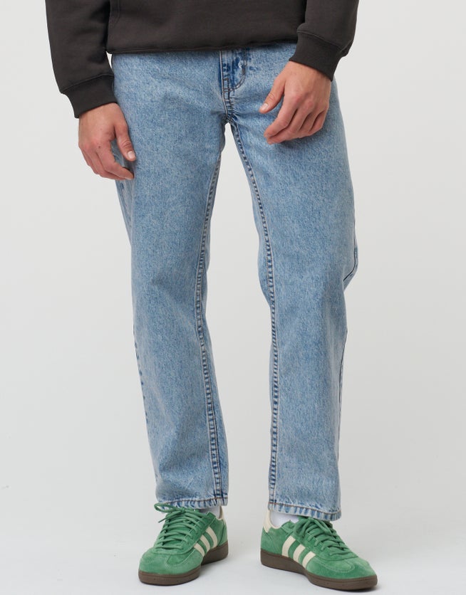 Dad Fit Relaxed Jeans in Blue | Hallensteins NZ