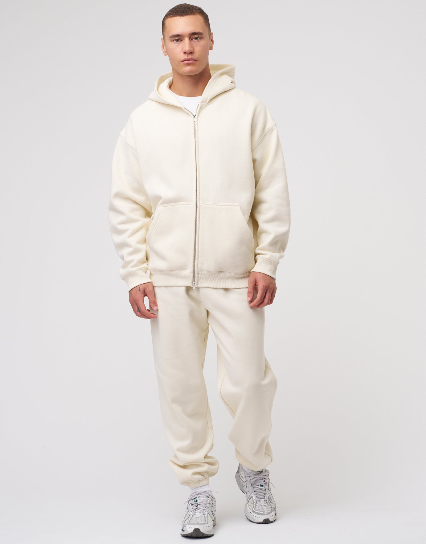 Plain 35 white Unisex hotsell track pants