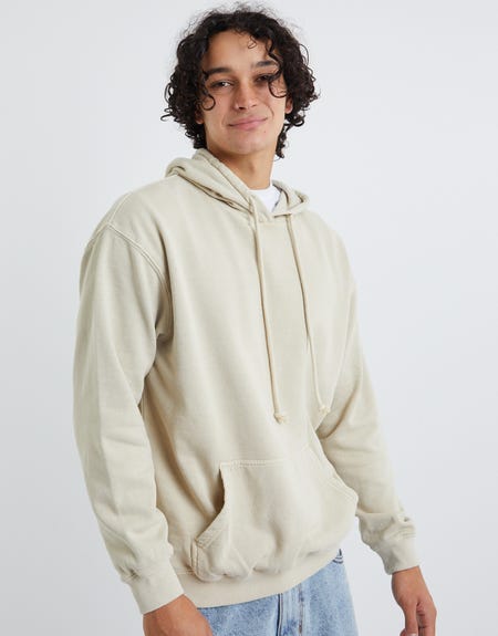 Oversized Fit Washed-look Hoodie