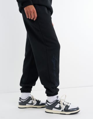 Brilliant Basics Men's Cuffed Jogger Pants - Black - Size XXL