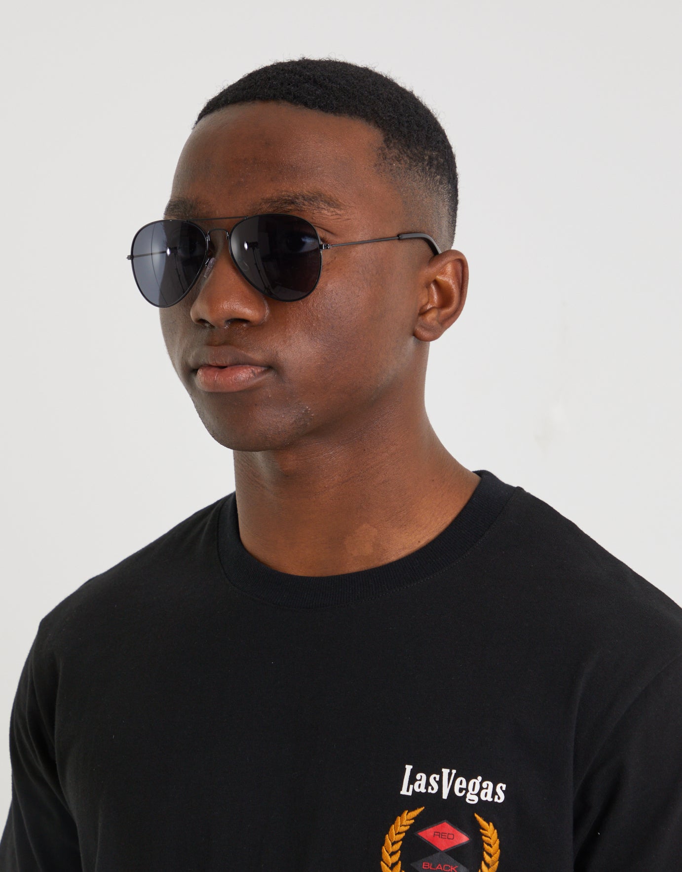 Black cheap pilot sunglasses