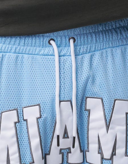 Miami City Basketball Shorts in Light Blue