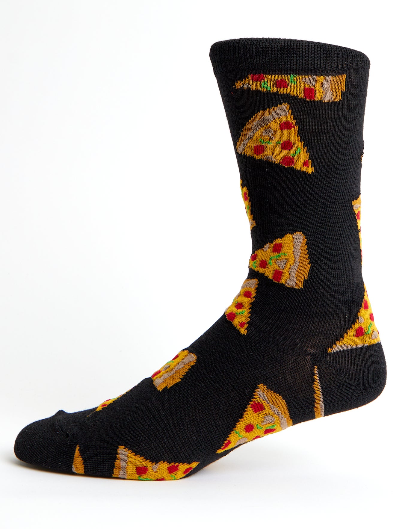 Organic Cotton Pizza Dress Socks in Black | Hallensteins NZ