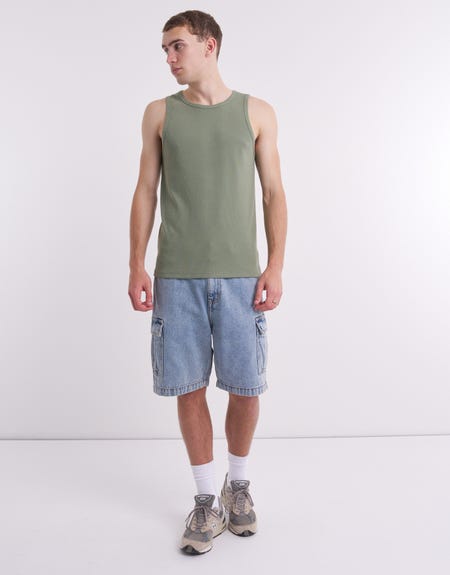 Ribbed Singlet Vest