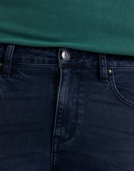 Versatile Slim Fit Short Denim Pants F2721