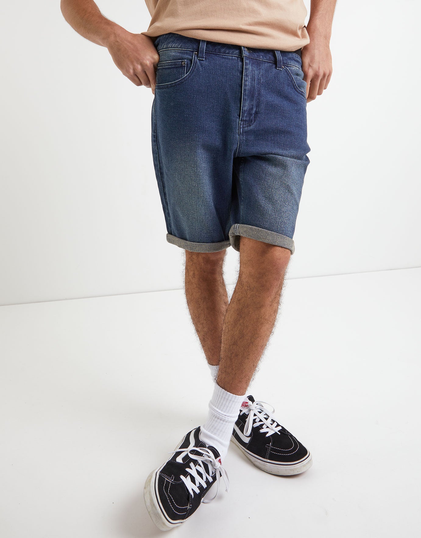 slim jeans shorts