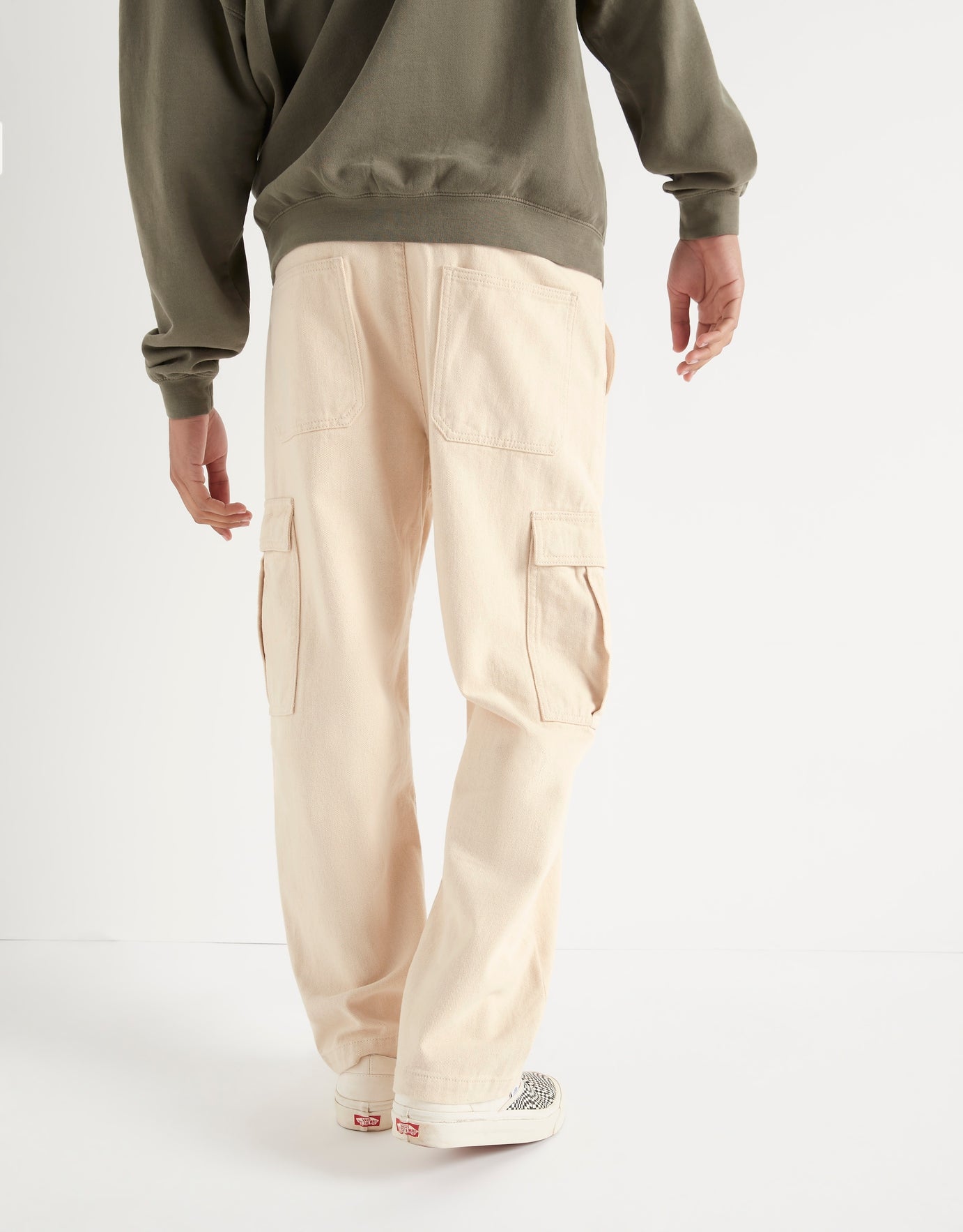 bone cargo pants