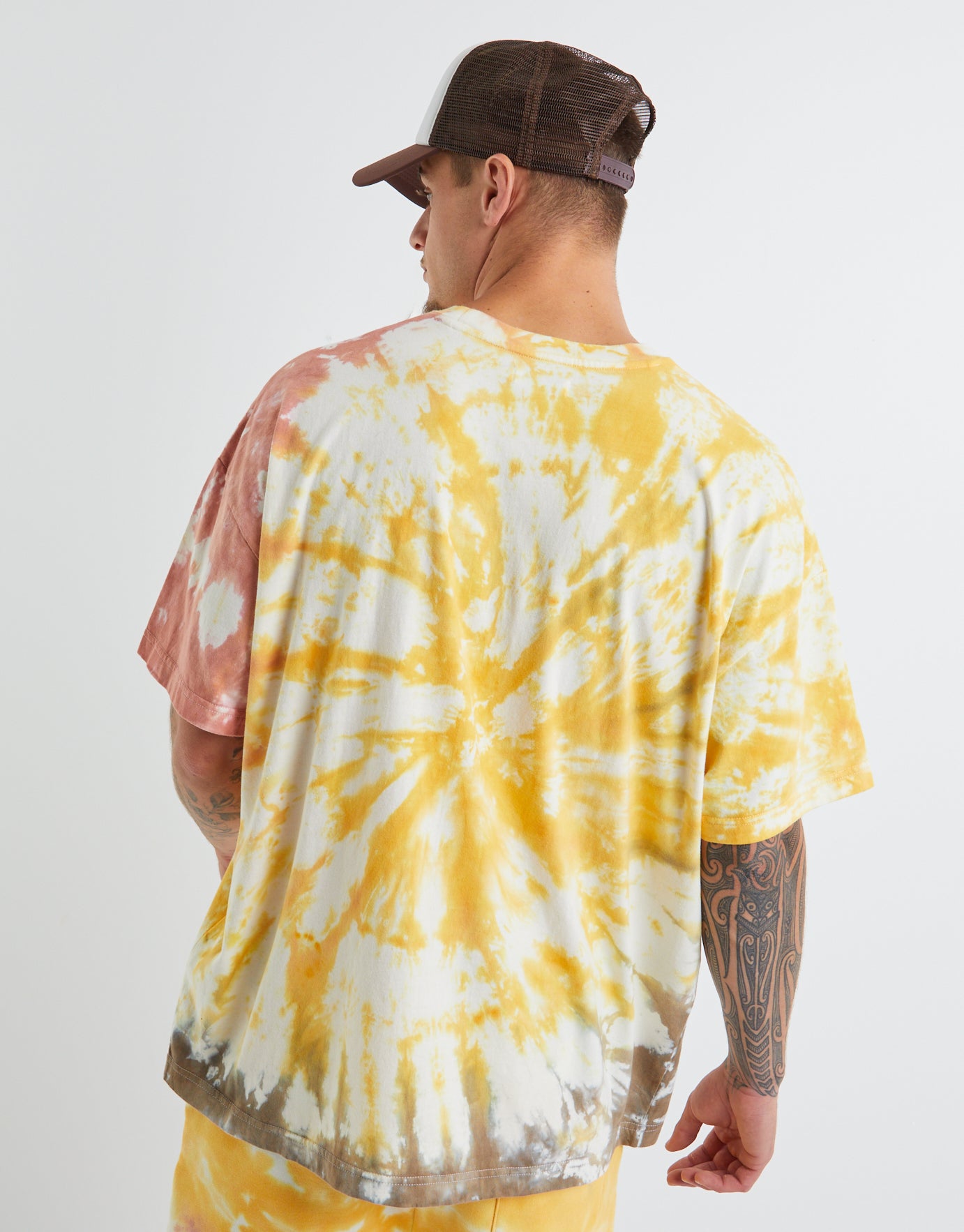 tie dye shirts yellow