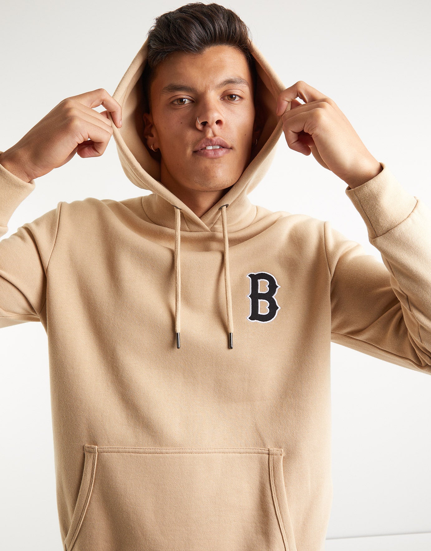 tan champion pullover