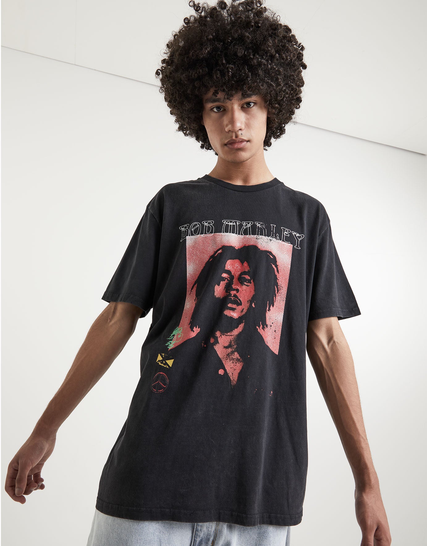 zara bob marley t shirt