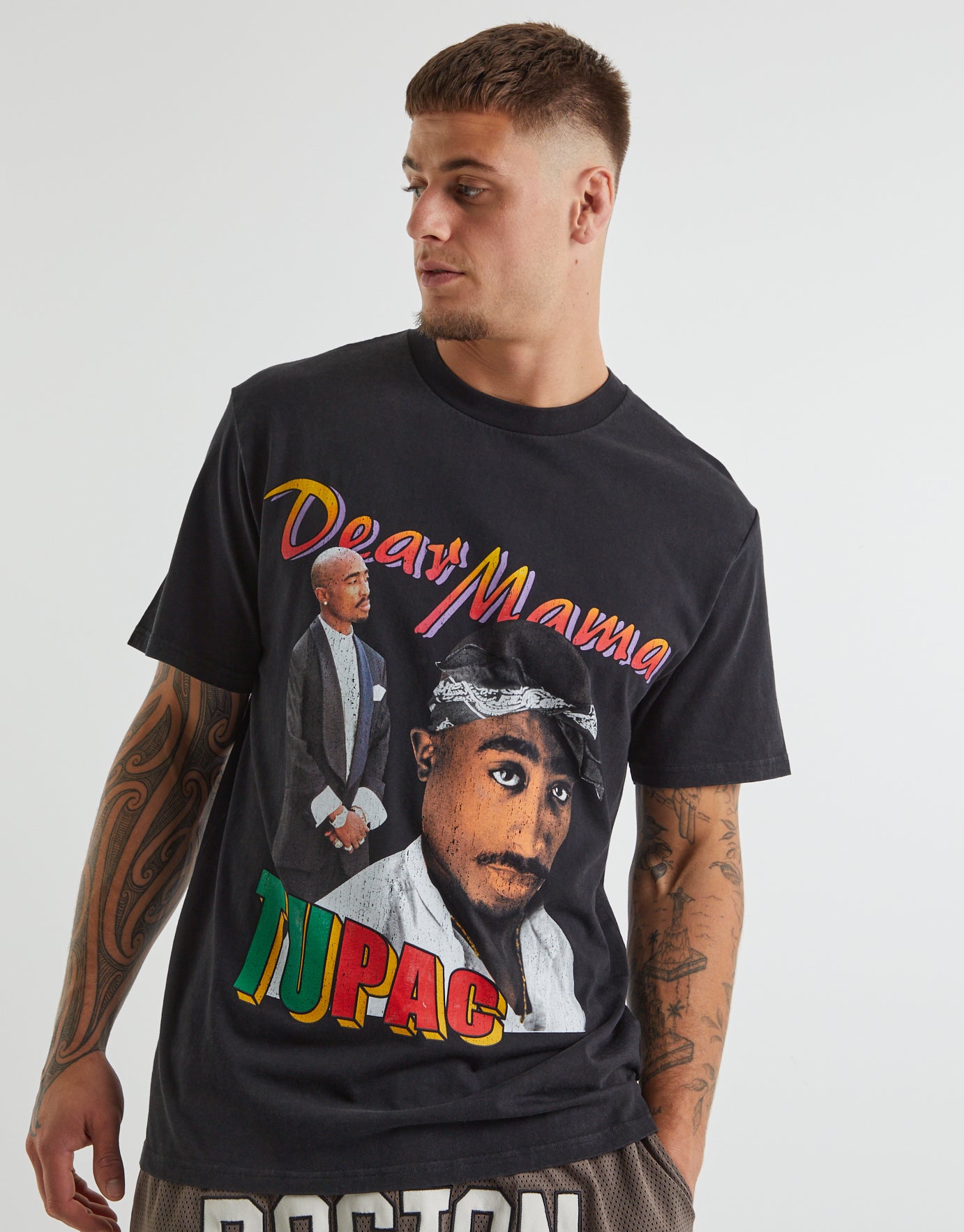 Tupac Dark Grey Portrait Oversized T Shirt Dress | lupon.gov.ph