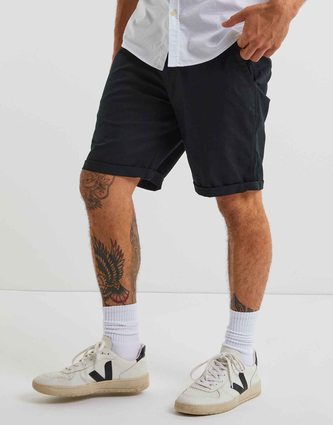 chino shorts skinny fit