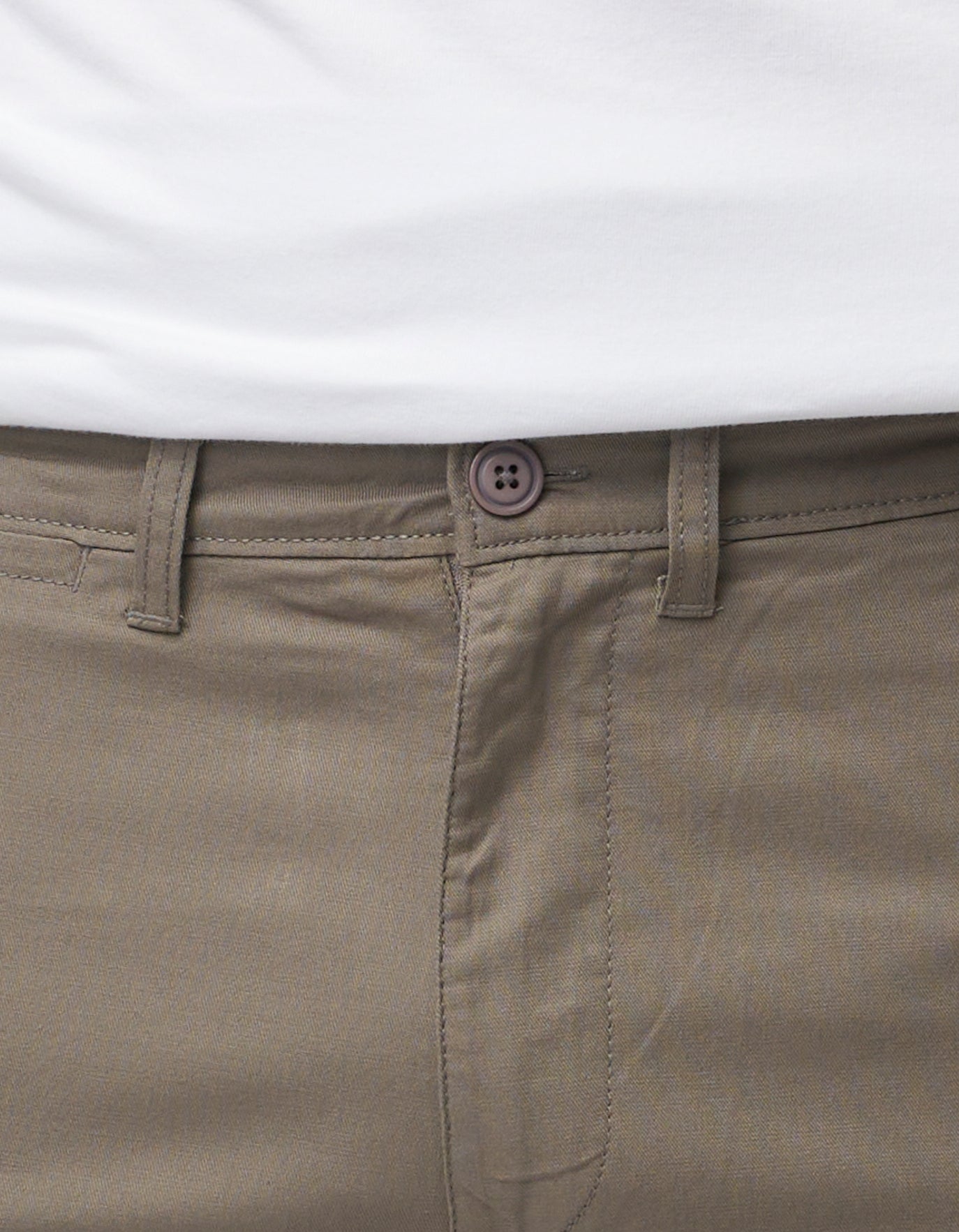 Tapered khaki chinos shops