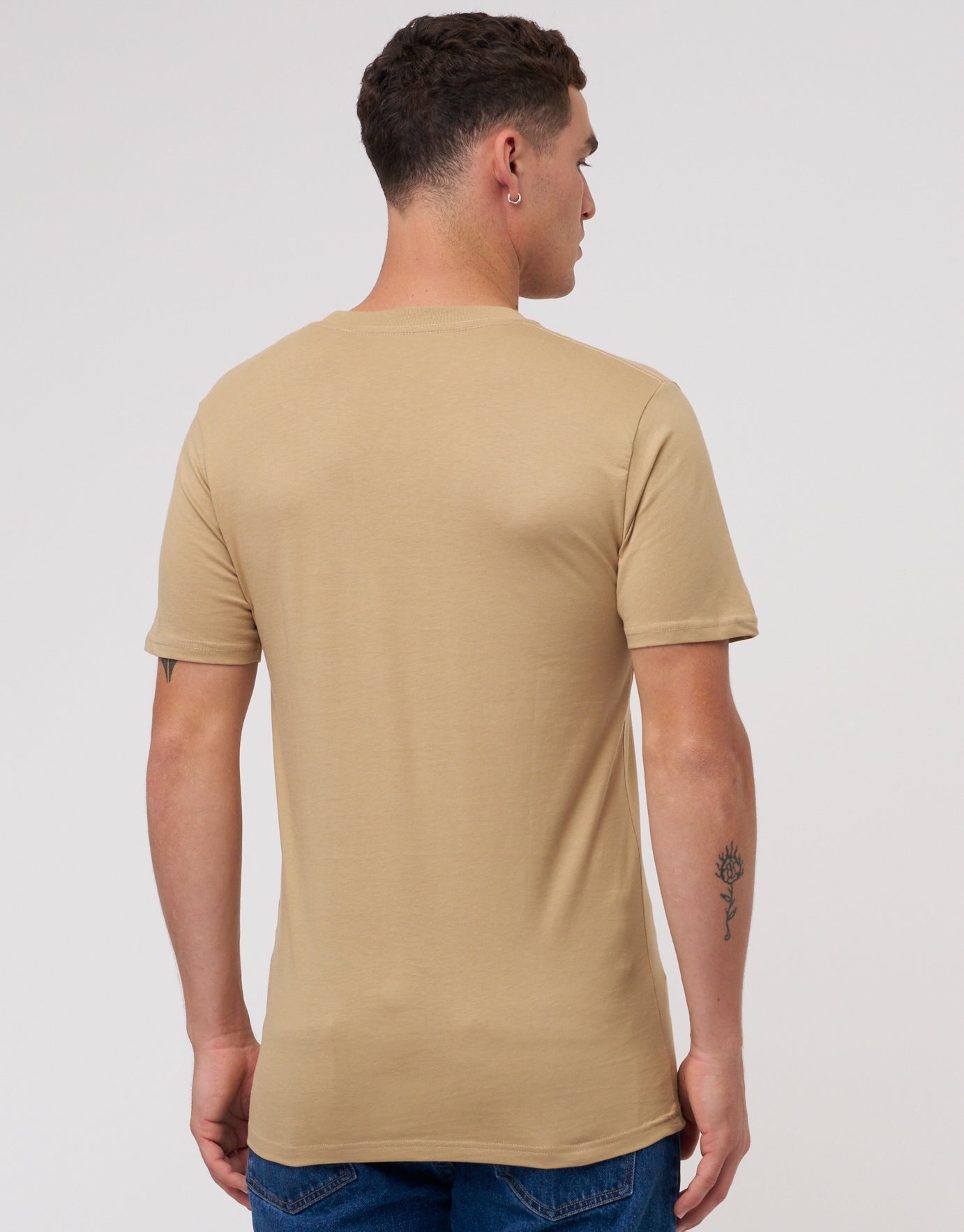 Plain tan hotsell t shirt