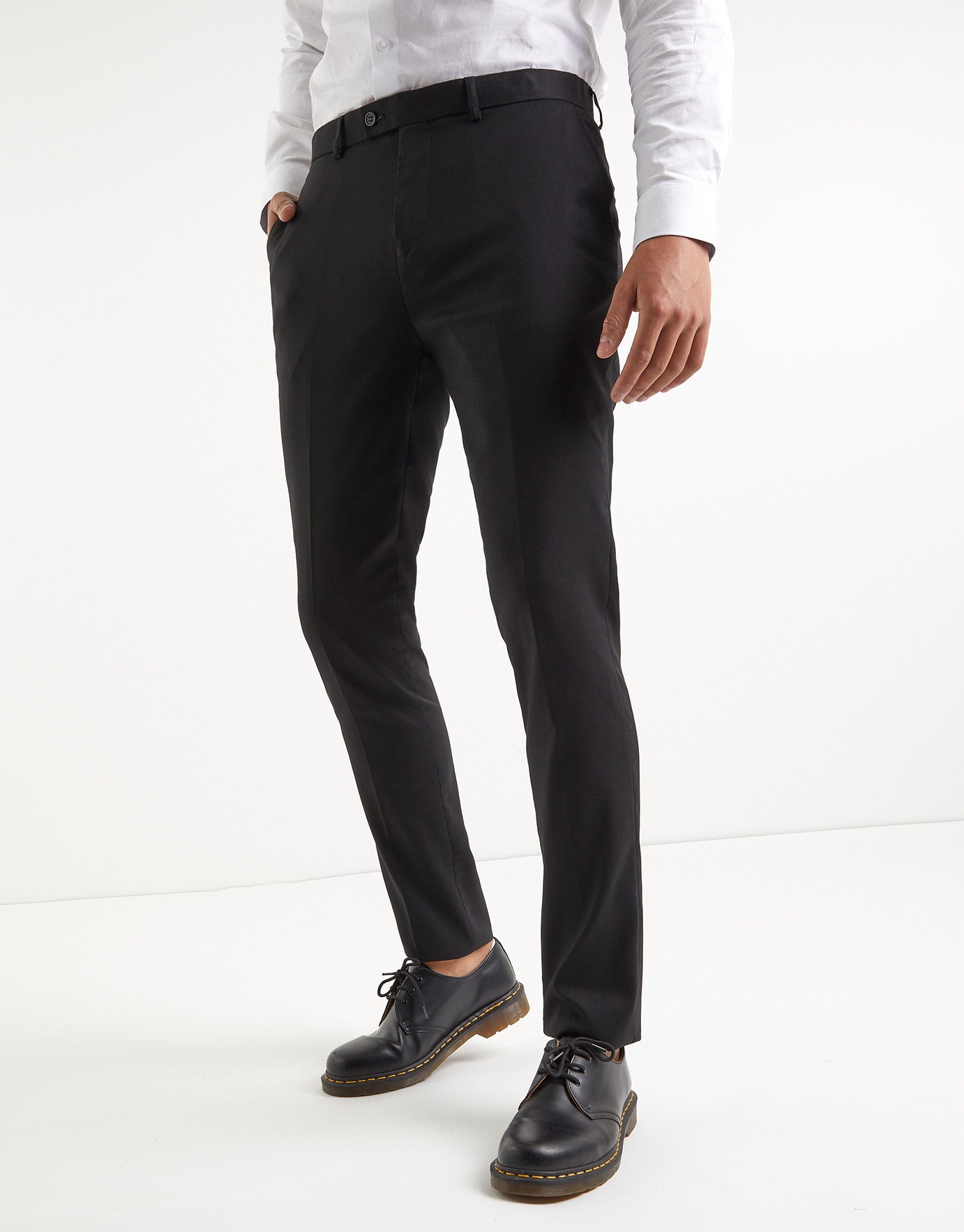 ASOS DESIGN Skinny Smart Trousers In Grey के लिए पुरुषों के लिए