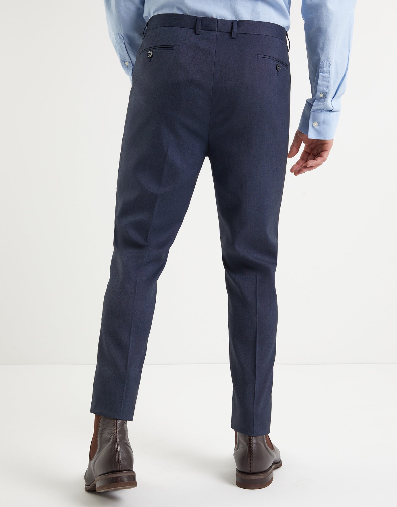 Buy Mens Cotton Chino Stretch Slim Fit Pants Skinny Casual Buniness Skinny  Trousers  Navy 32 Online  Kogancom 
