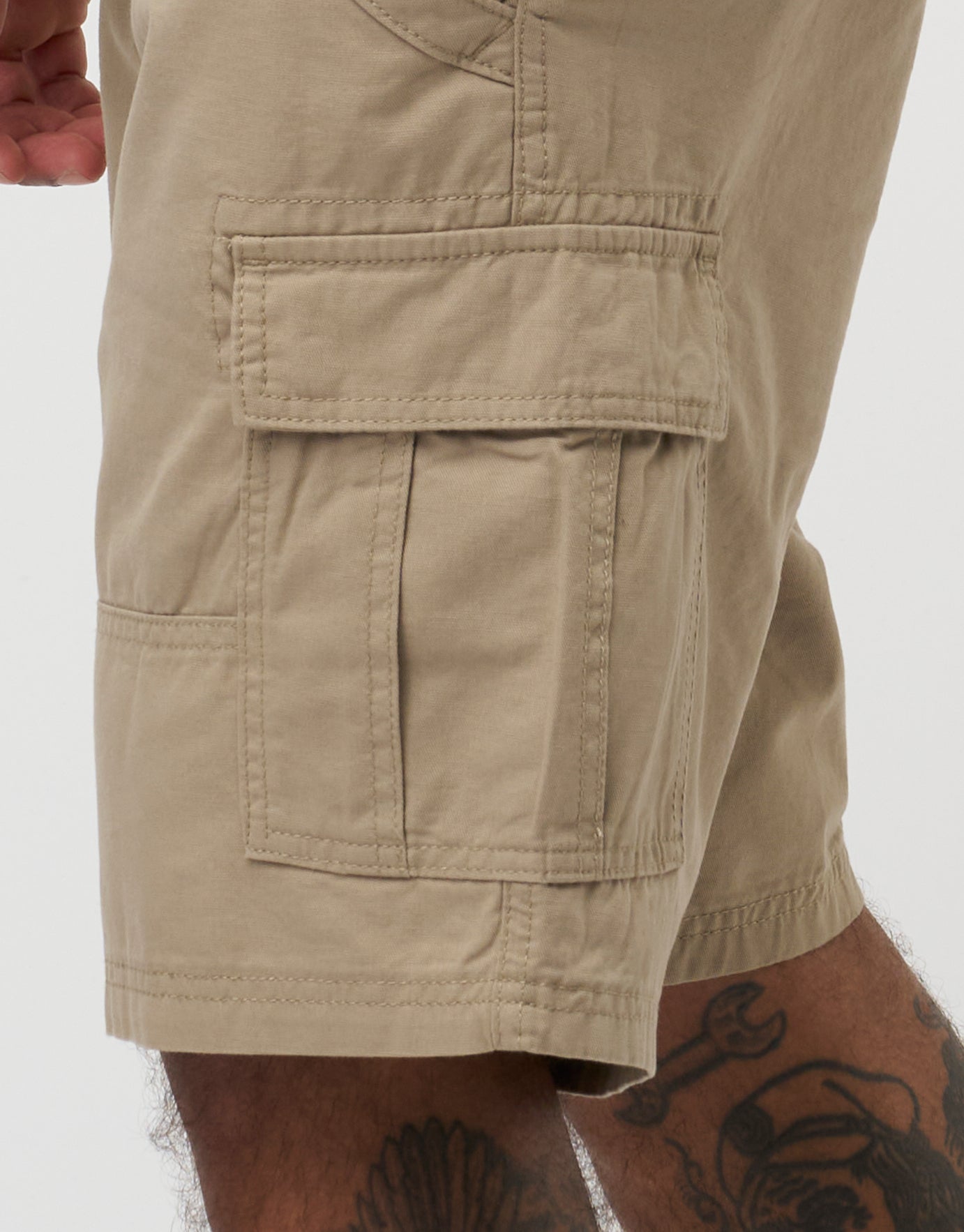 Legion Regular Fit Cargo Shorts In Tan | Hallensteins Nz