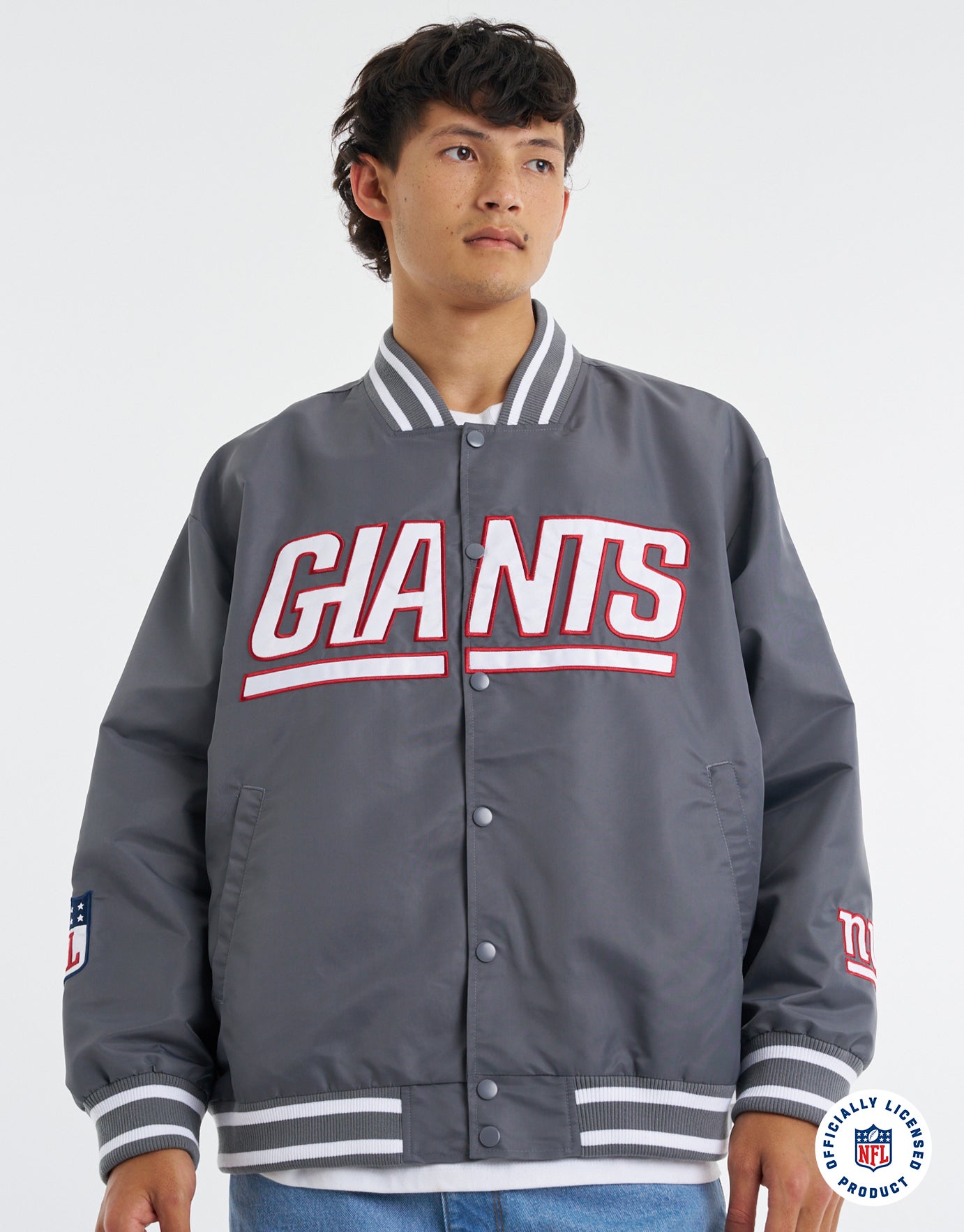 New york clearance giants jean jacket