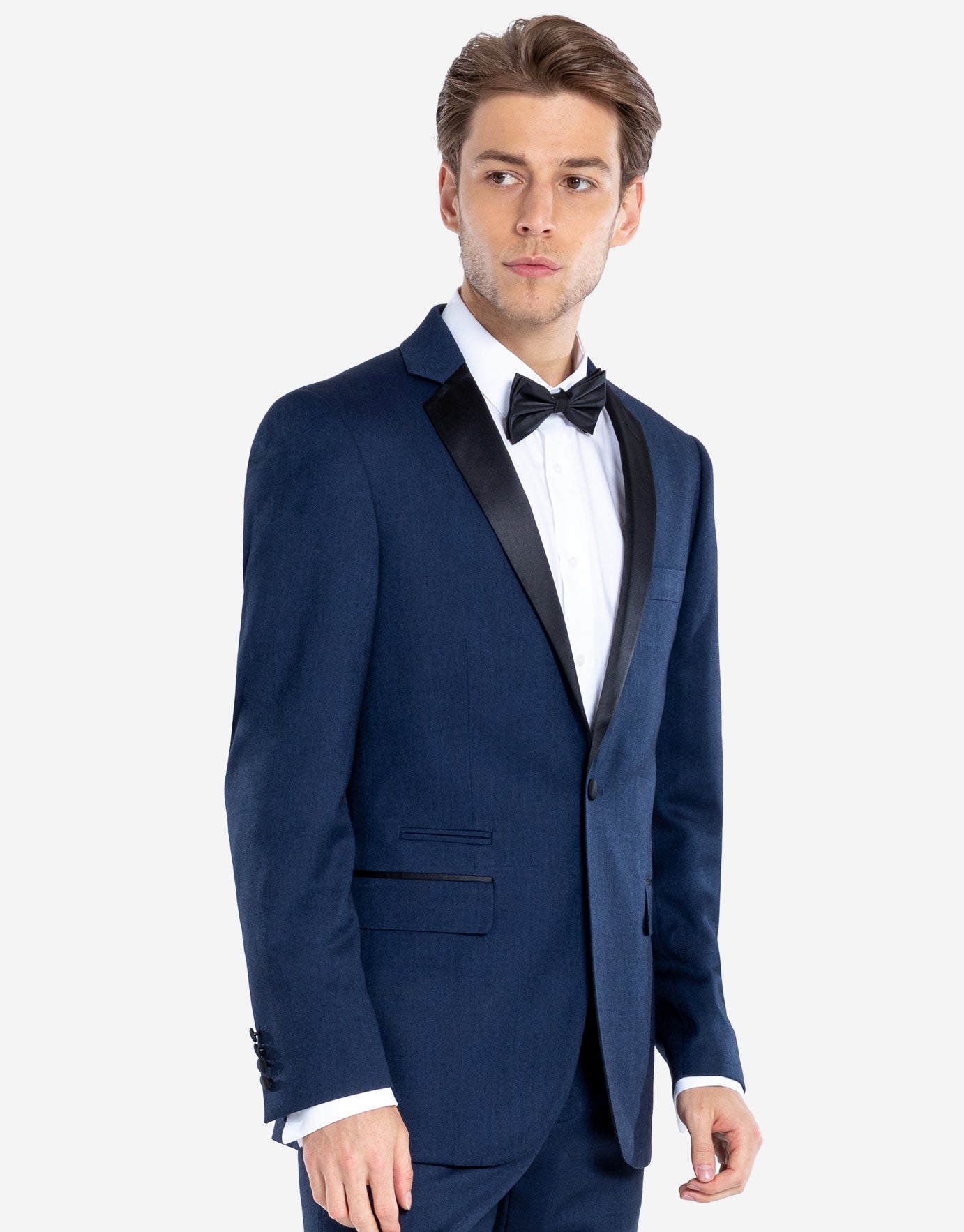 navy tuxedo jacket